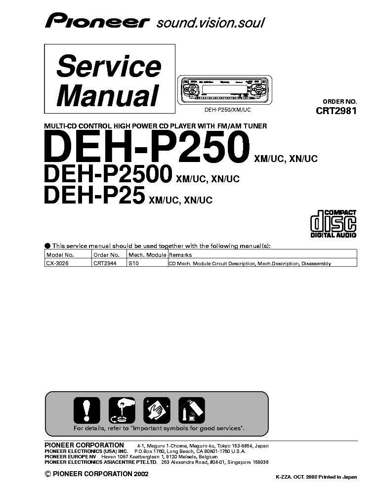 pioneer deh-x1710ub wiring diagram