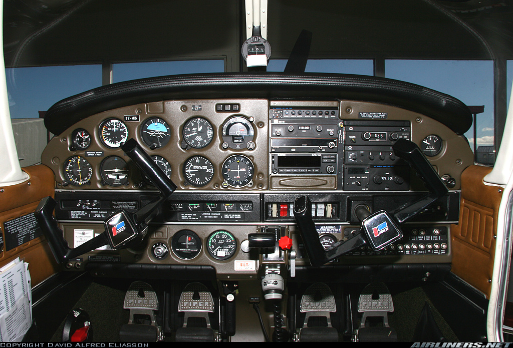 piper warrior instrument panel diagram