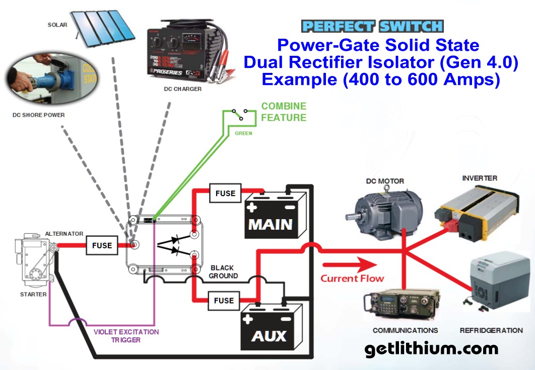 Piranha Dual Battery Isolator Wiring Diagram