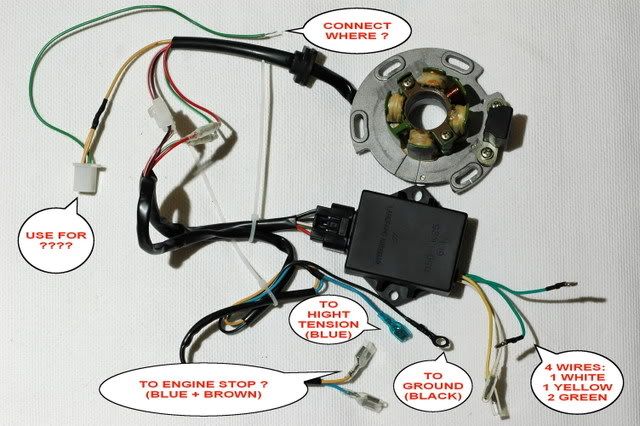 pit bike wiring loom diagram