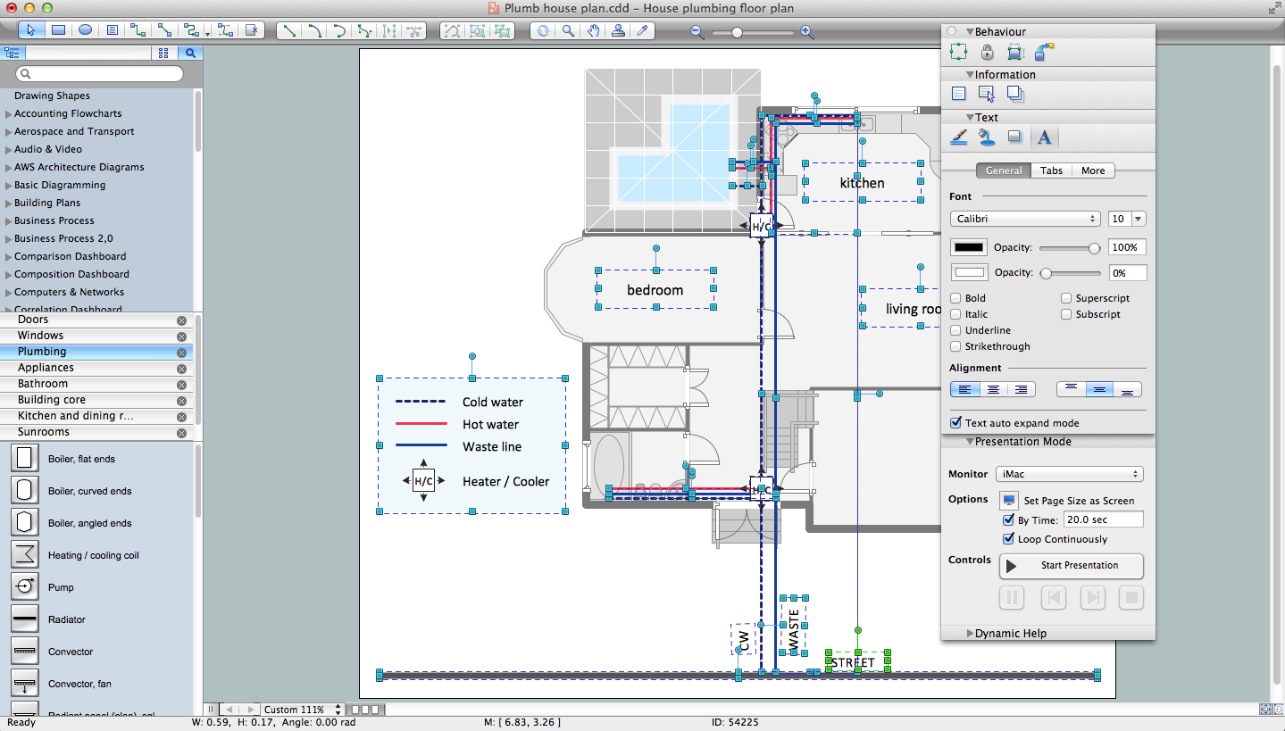 plumbing riser diagram software