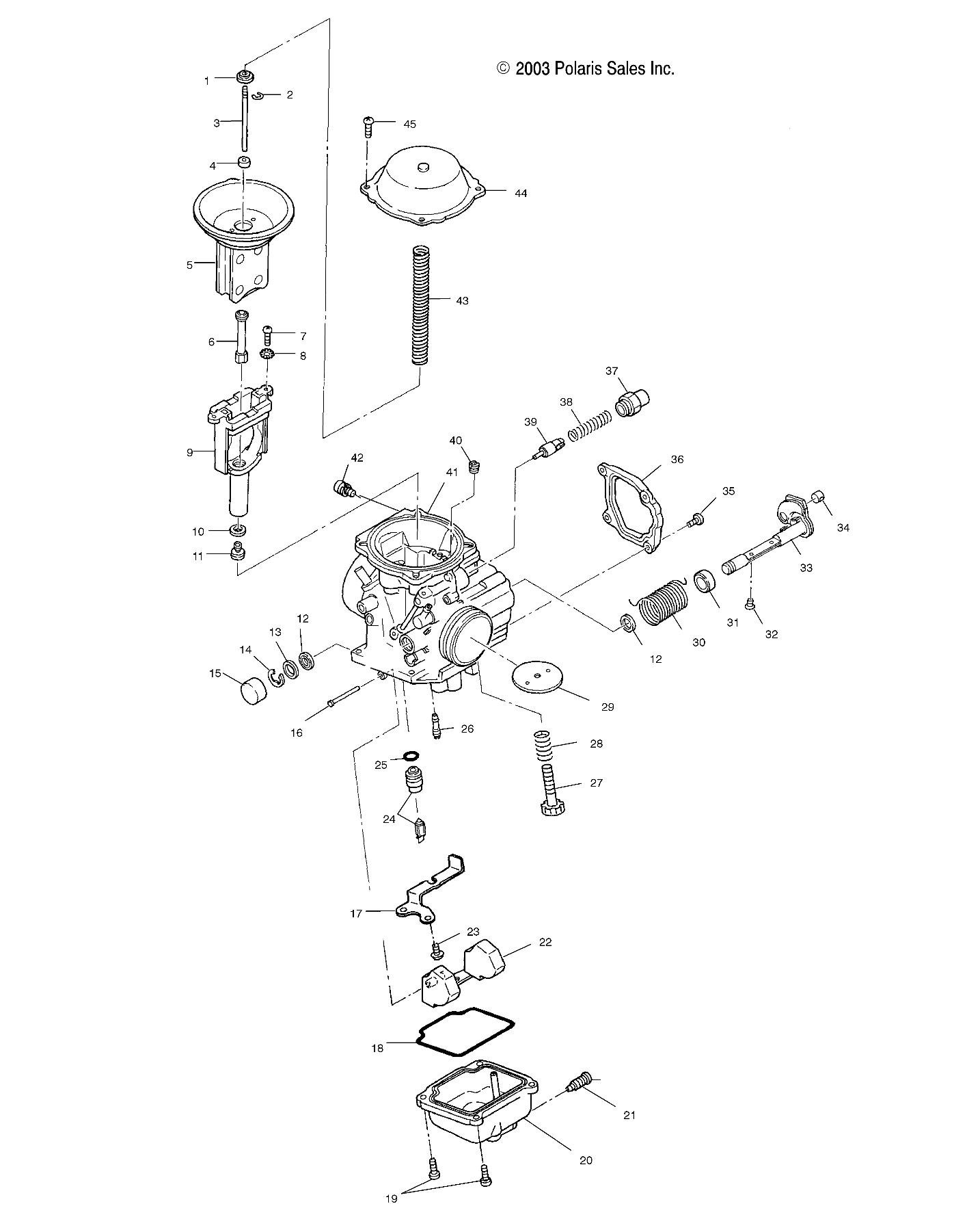 polaris 250 trail boss carburetor diagram