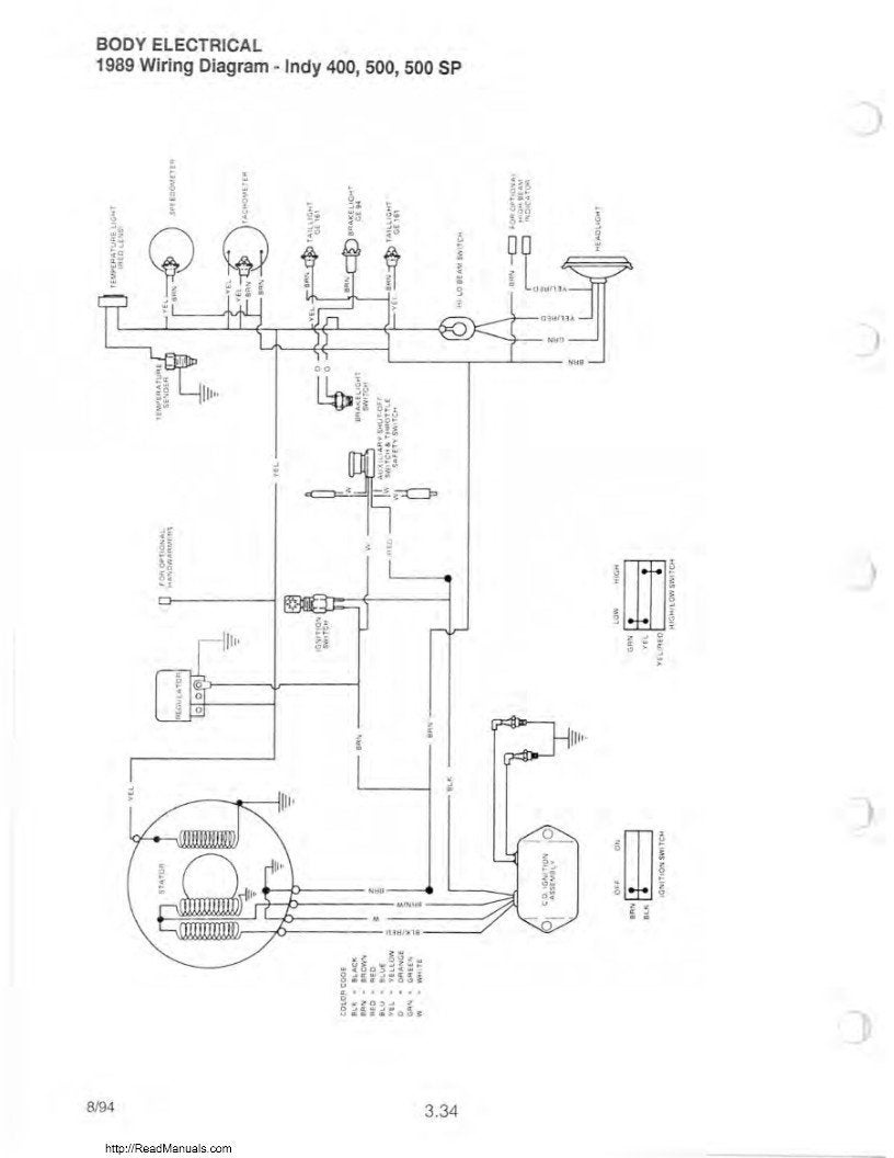polaris 500 wiring diagram