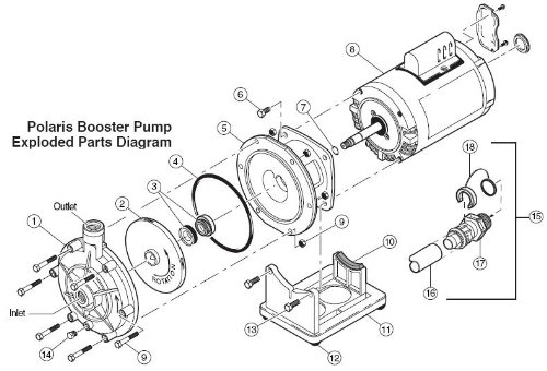 polaris pb4 booster pump wiring diagram