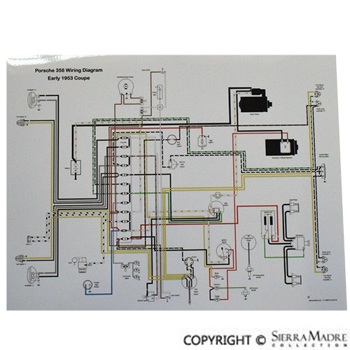 porsche 356c wiring diagram