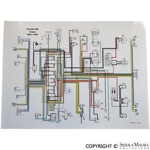 porsche 356c wiring diagram