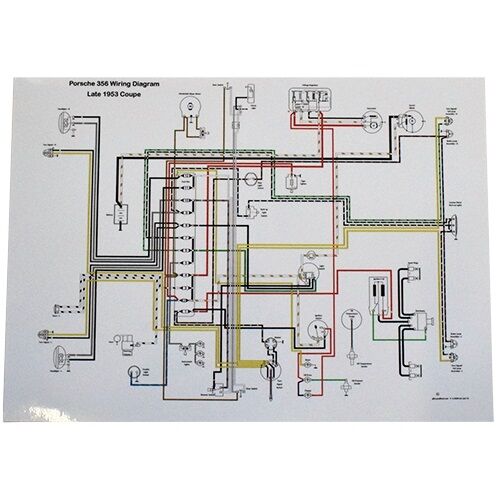 porsche 356c wiring diagram