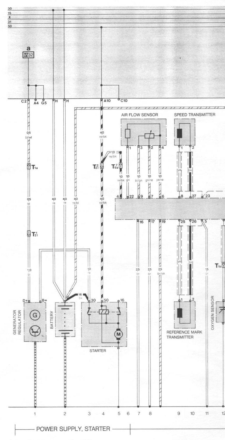porsche 928 voltage regulator wiring diagram