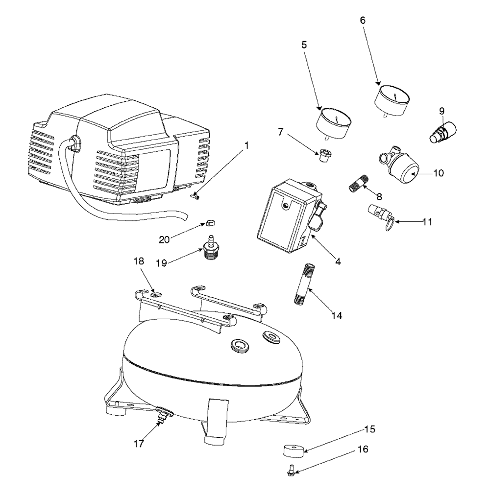 porter cable air compressor wiring diagram