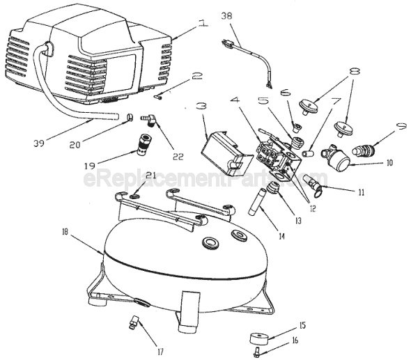 porter cable air compressor wiring diagram