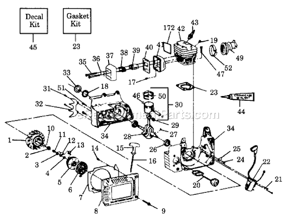 poulan chainsaw carburetor fuel line diagram