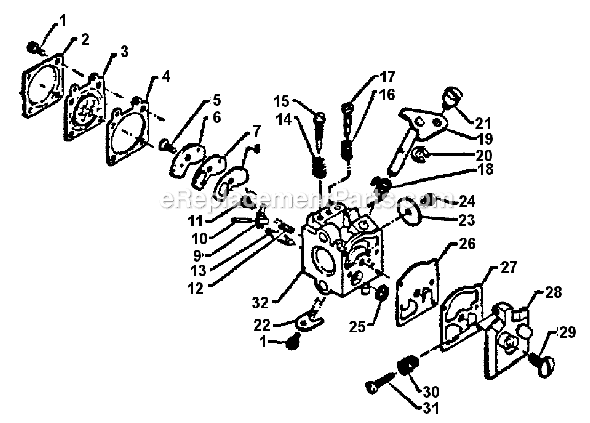 Poulan Pro Pp2822 Parts Diagram