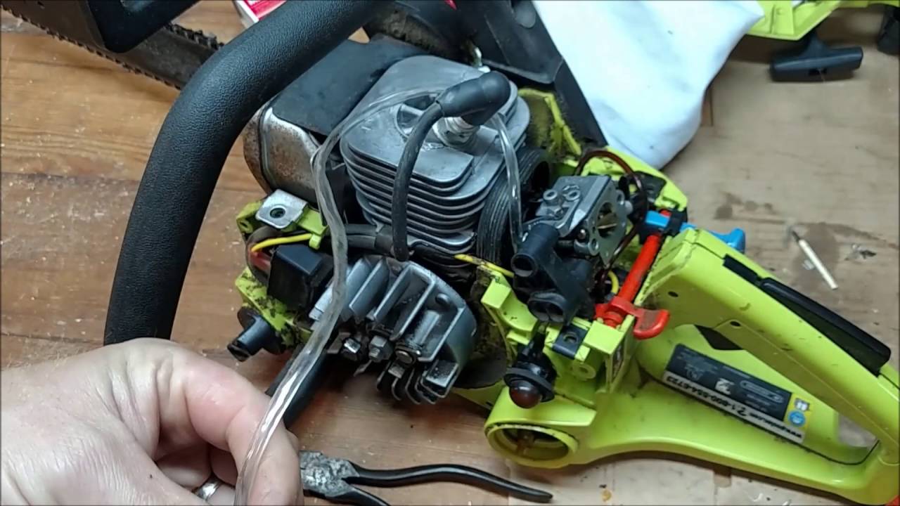 poulan wild thing fuel line routing