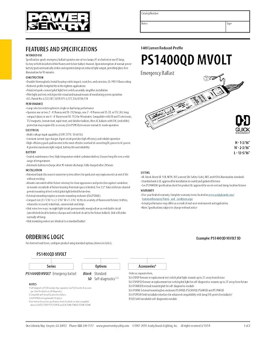 Power Sentry Ps1400 Wiring Diagram