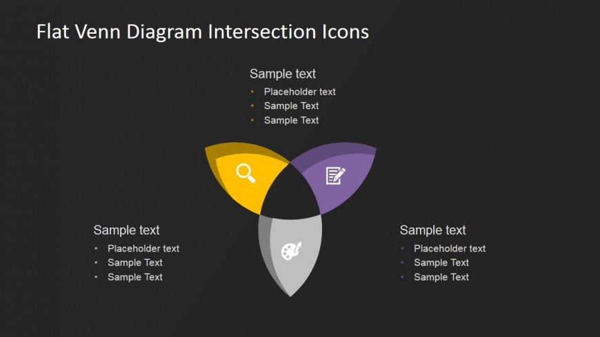 powerpoint venn diagram intersection color