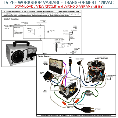 powerstat variable autotransformer wiring diagram