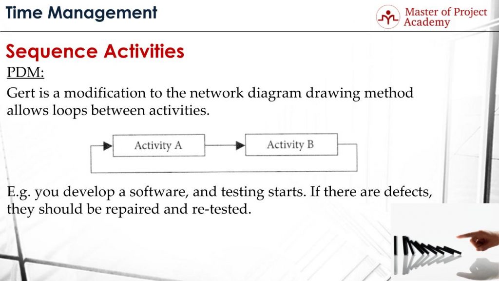 precedence diagramming method pmp