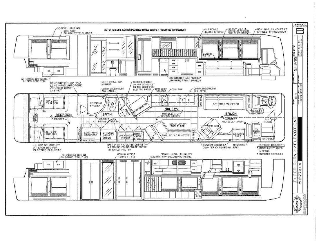 prevost wiring diagrams