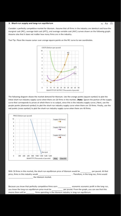 profit maximization in the cost curve diagram aplia answers