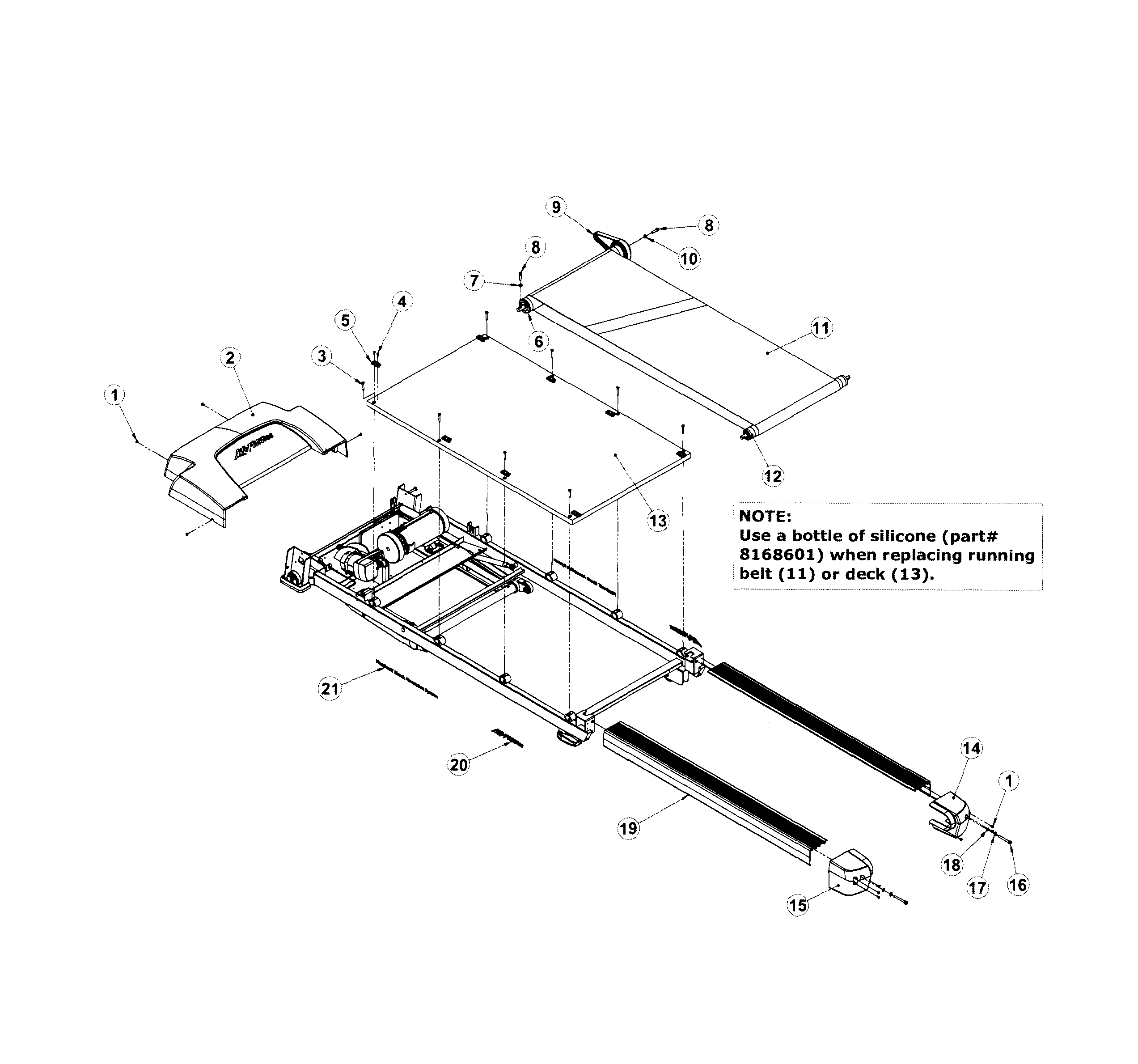 proform 540s treadmill wiring diagram