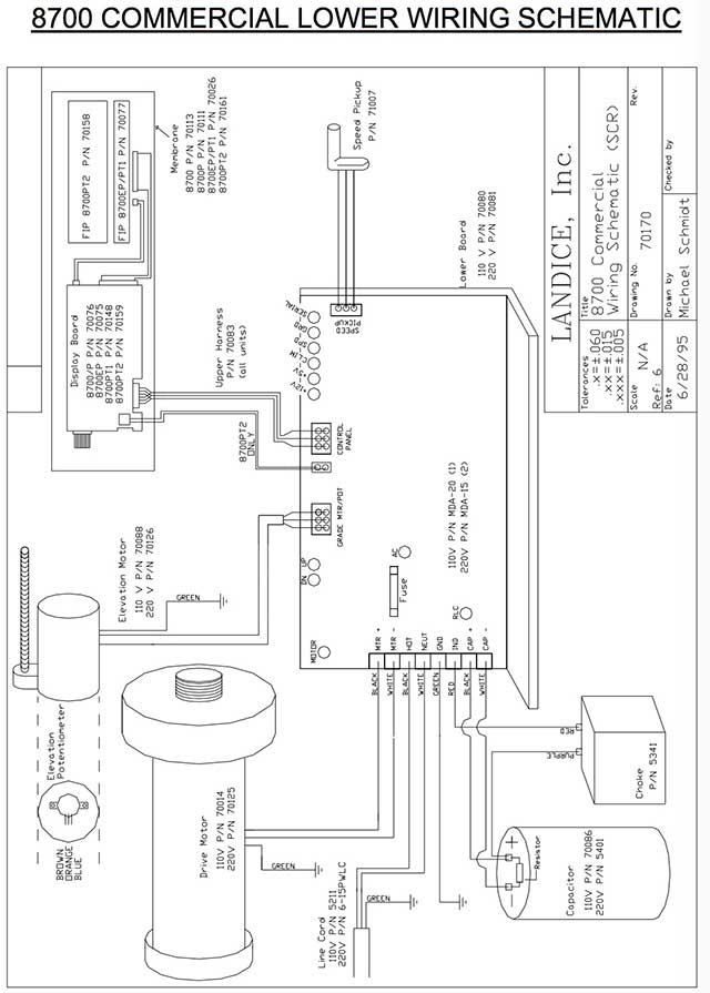 proform treadmill wiring diagram