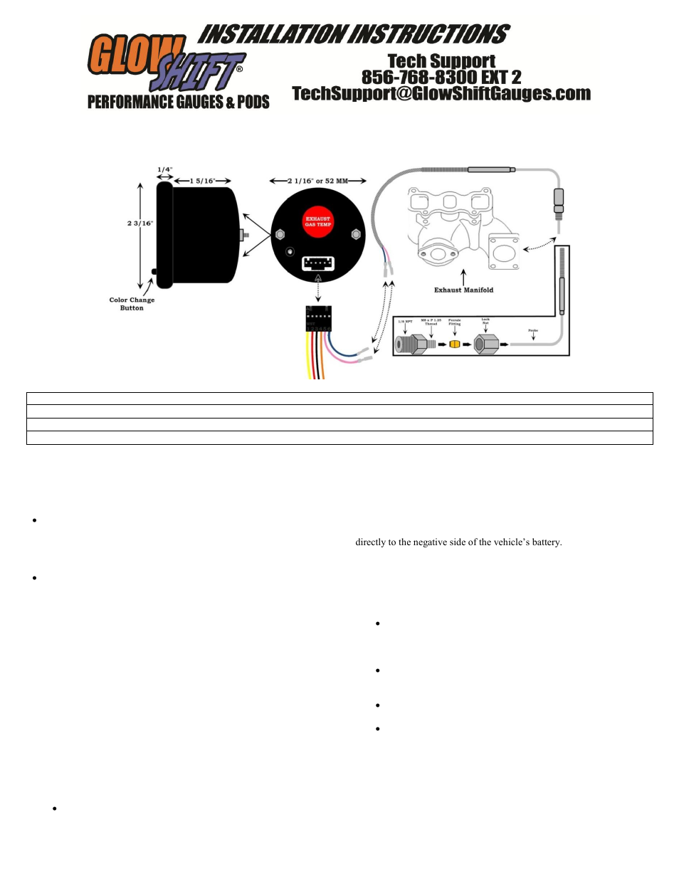 prosport wideband wiring diagram