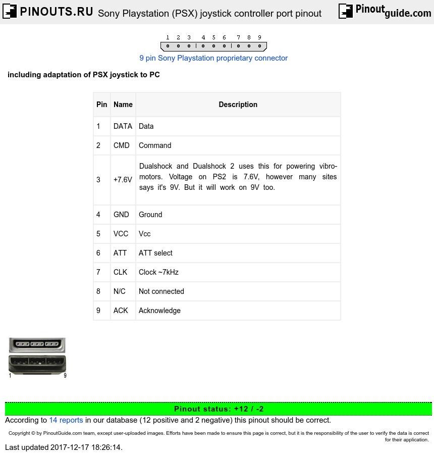 ps1 controller wiring diagram