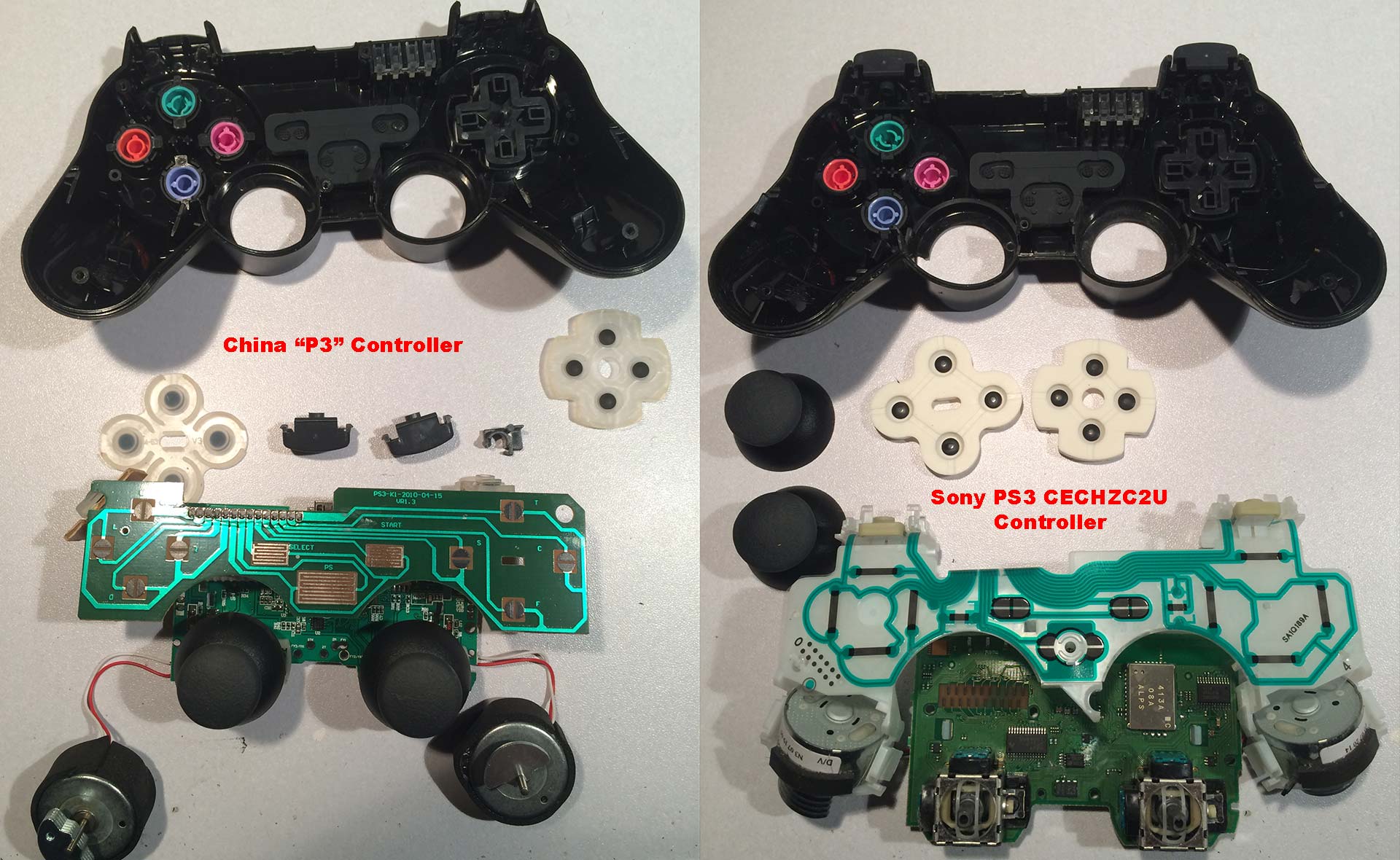 ps3 controller diagram assembly