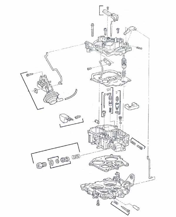 quadrajet parts diagram