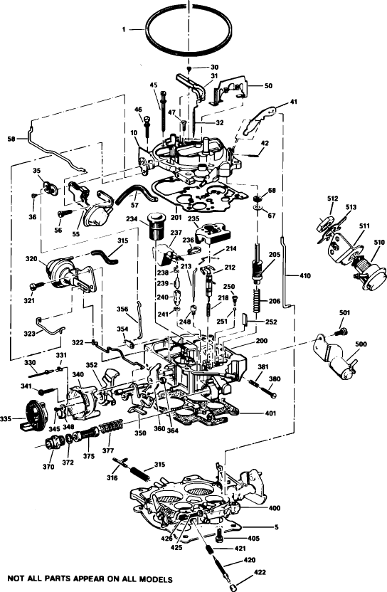 quadrajet vacuum diagram