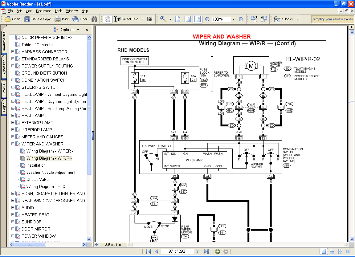 radio wiring diagram 2000 nissan xterra