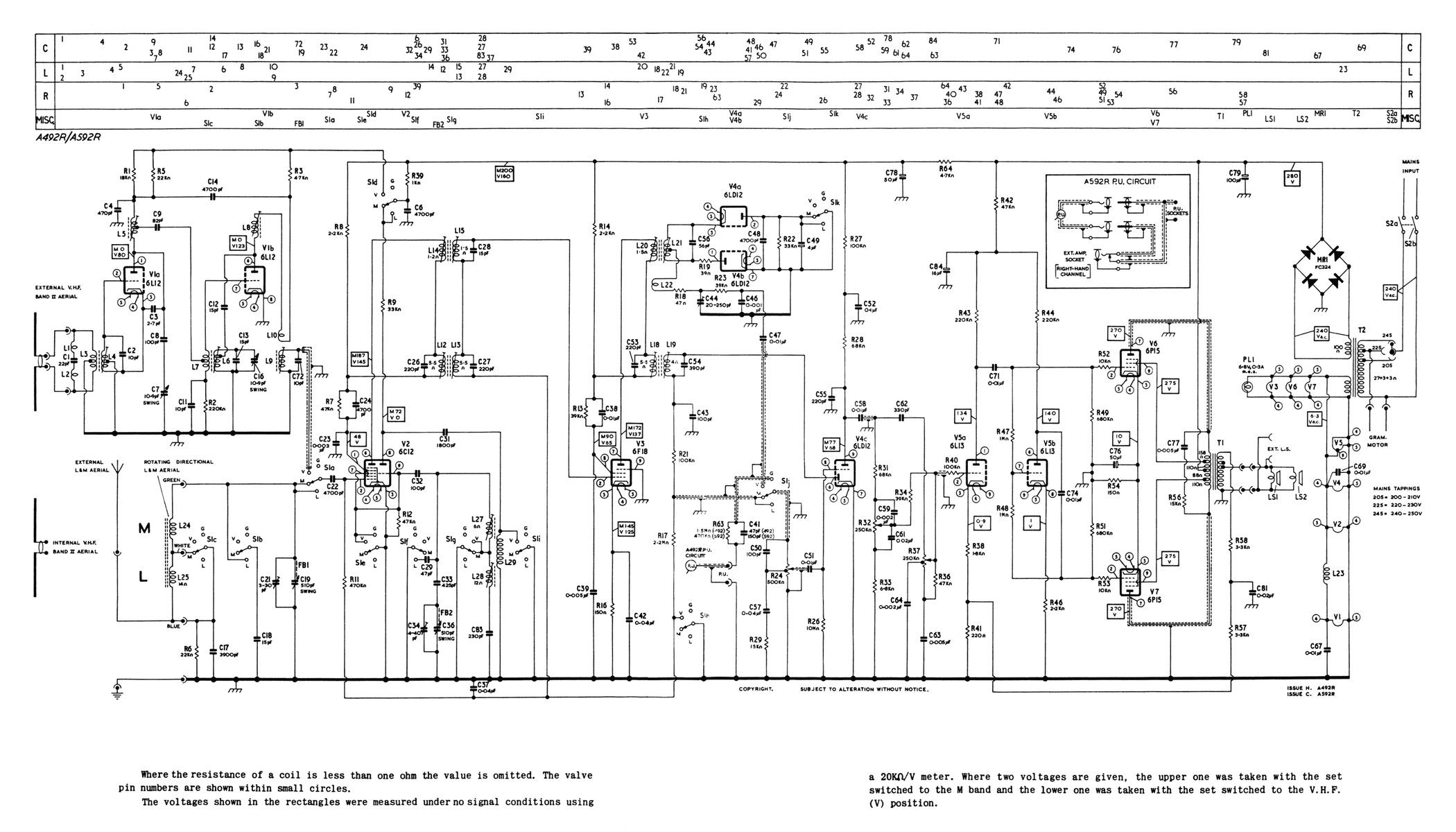 radiogram wiring diagram
