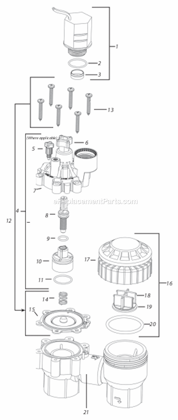 rainbird valve diagram