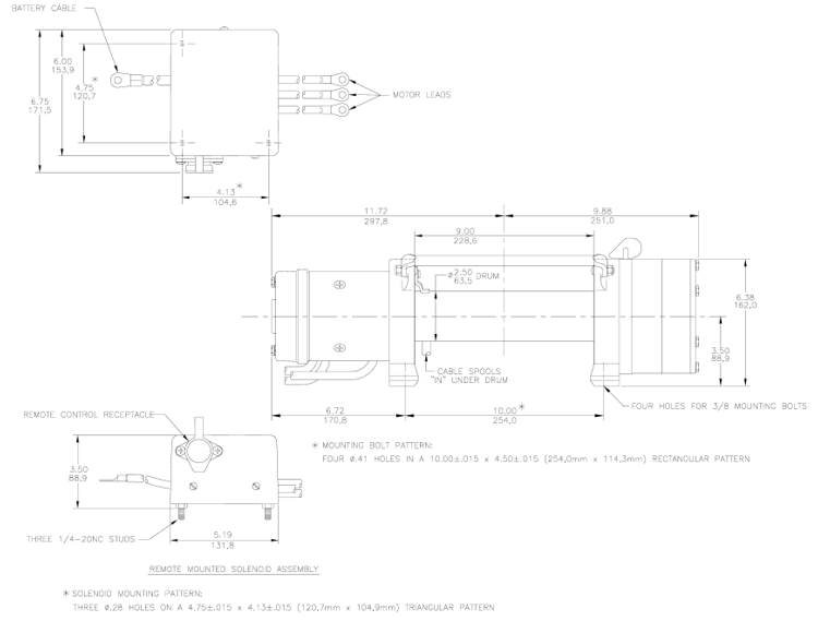 ramsey rep8000 winch wiring diagram