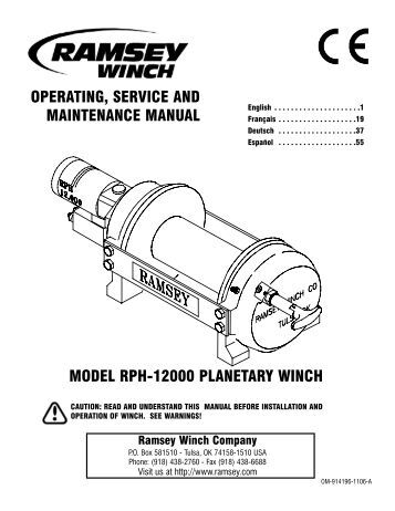 ramsey winch parts diagram