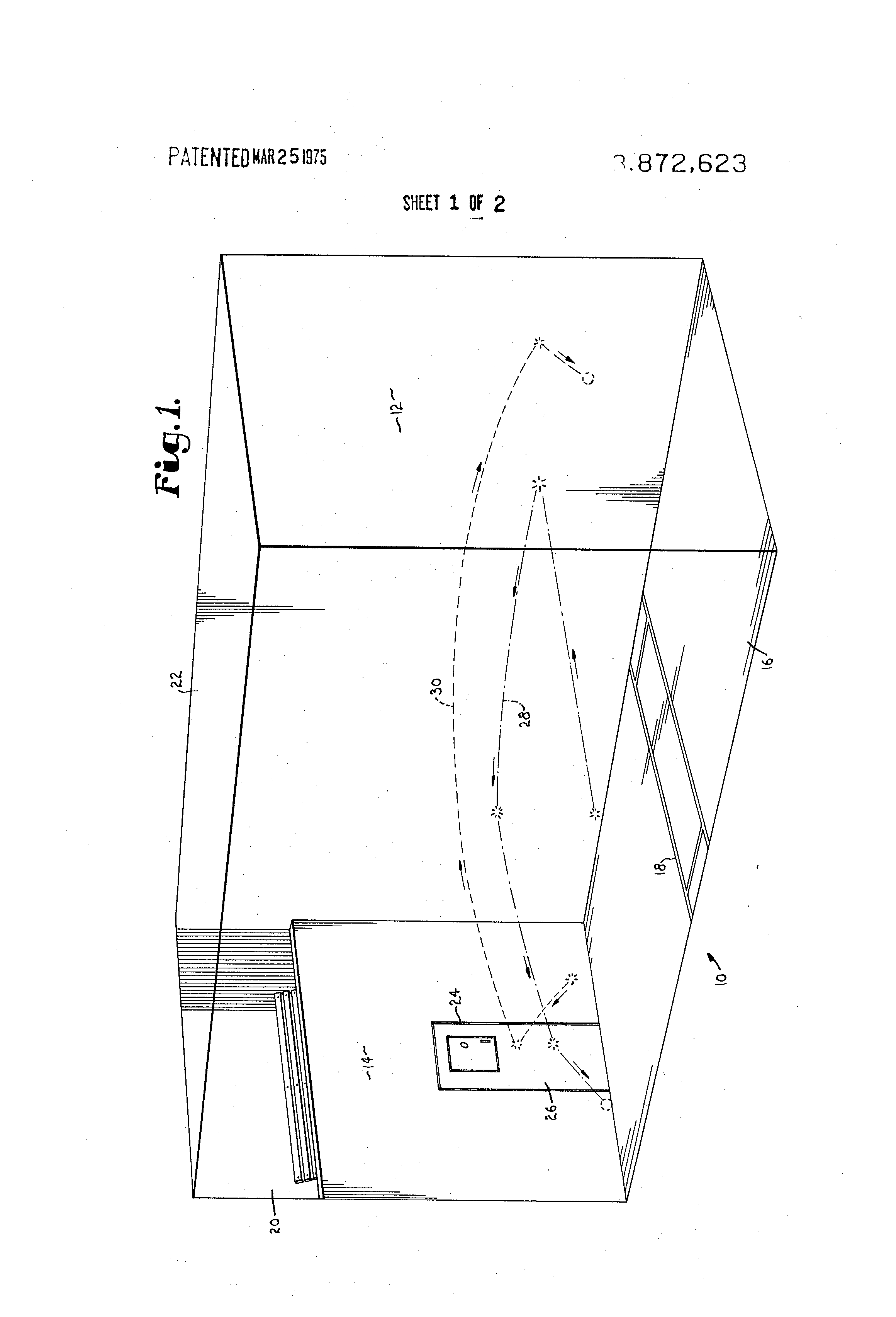 raquetball court diagram