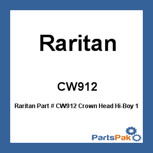 raritan crown head parts diagram