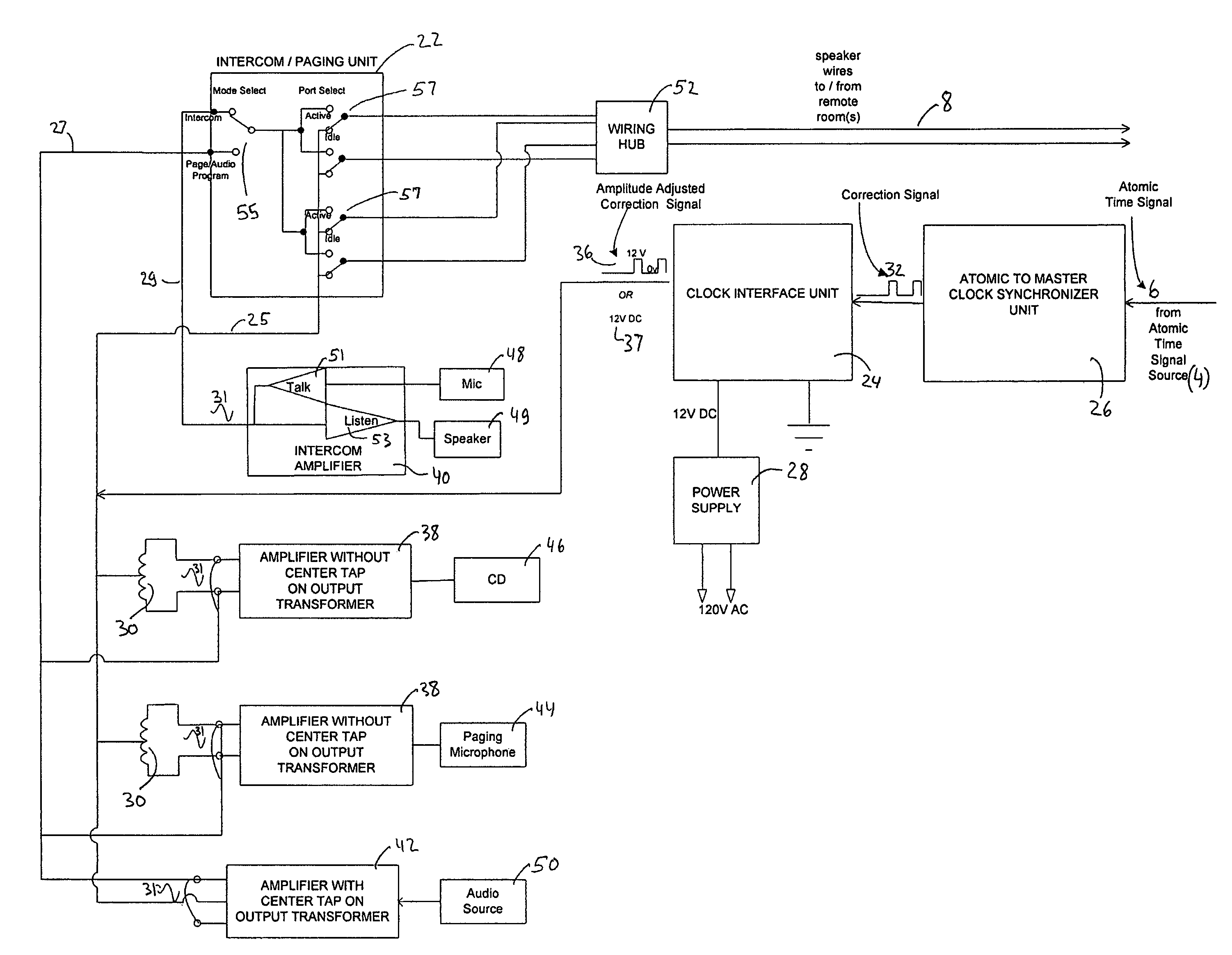 rauland intercom wiring diagram