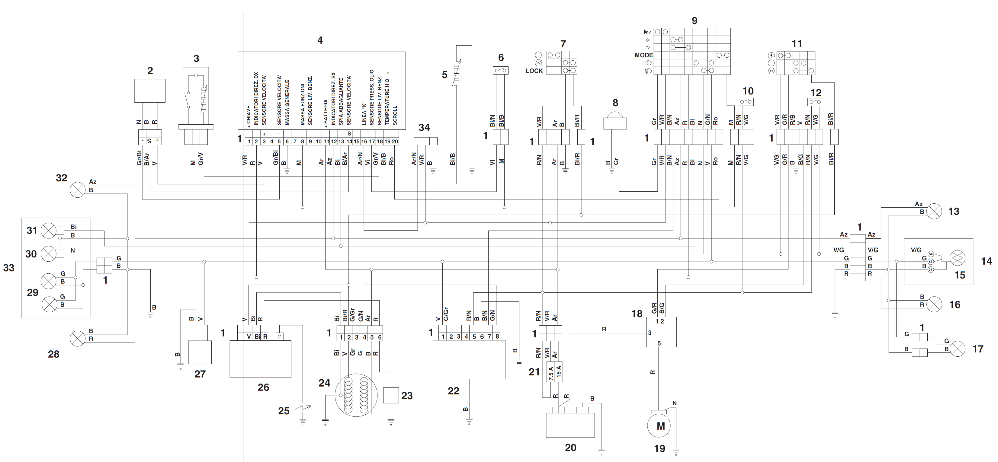 razor e100 wiring diagram