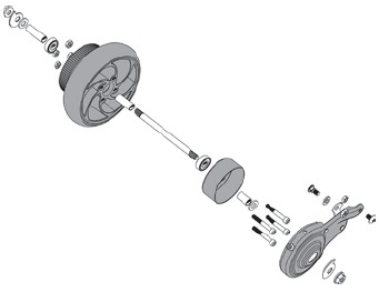 razor e300 rear wheel assembly diagram