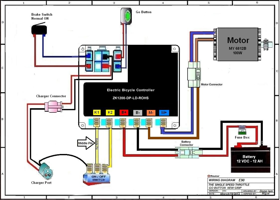 razor e300 wiring diagram free