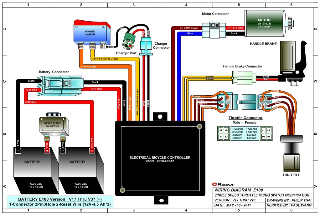 razor mx350 wiring diagram