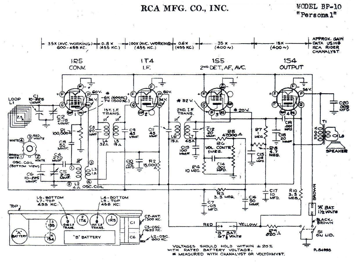 rca victor u20 wiring diagram