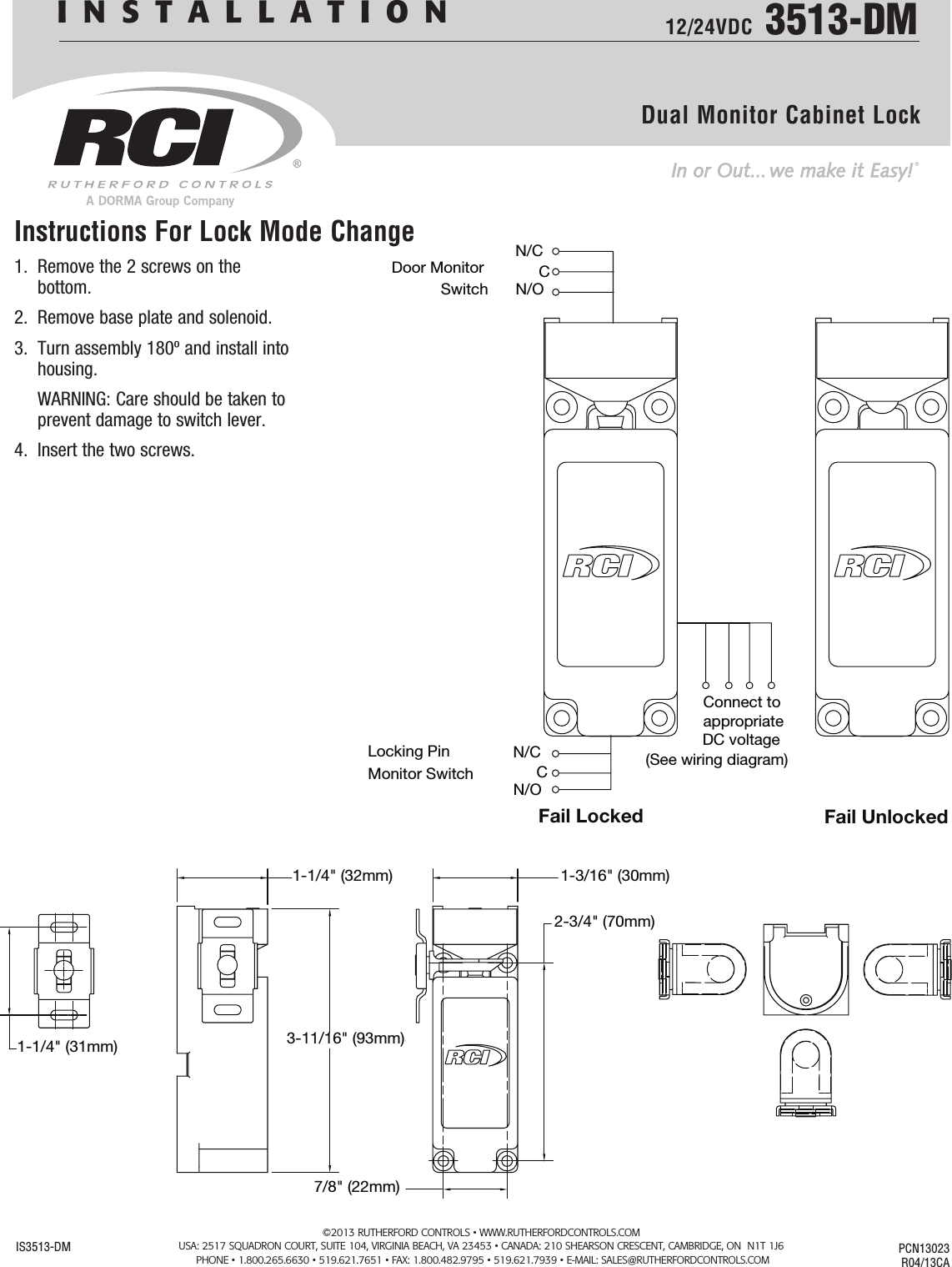 rci 3513 wiring diagram