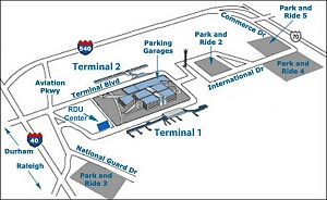 rdu airport diagram