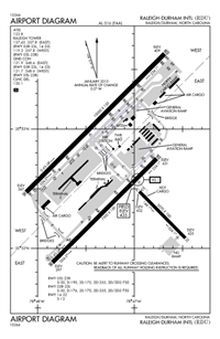 rdu airport diagram