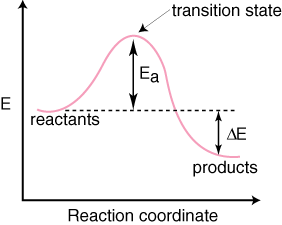 reaction coordinate diagram endothermic vs exothermic