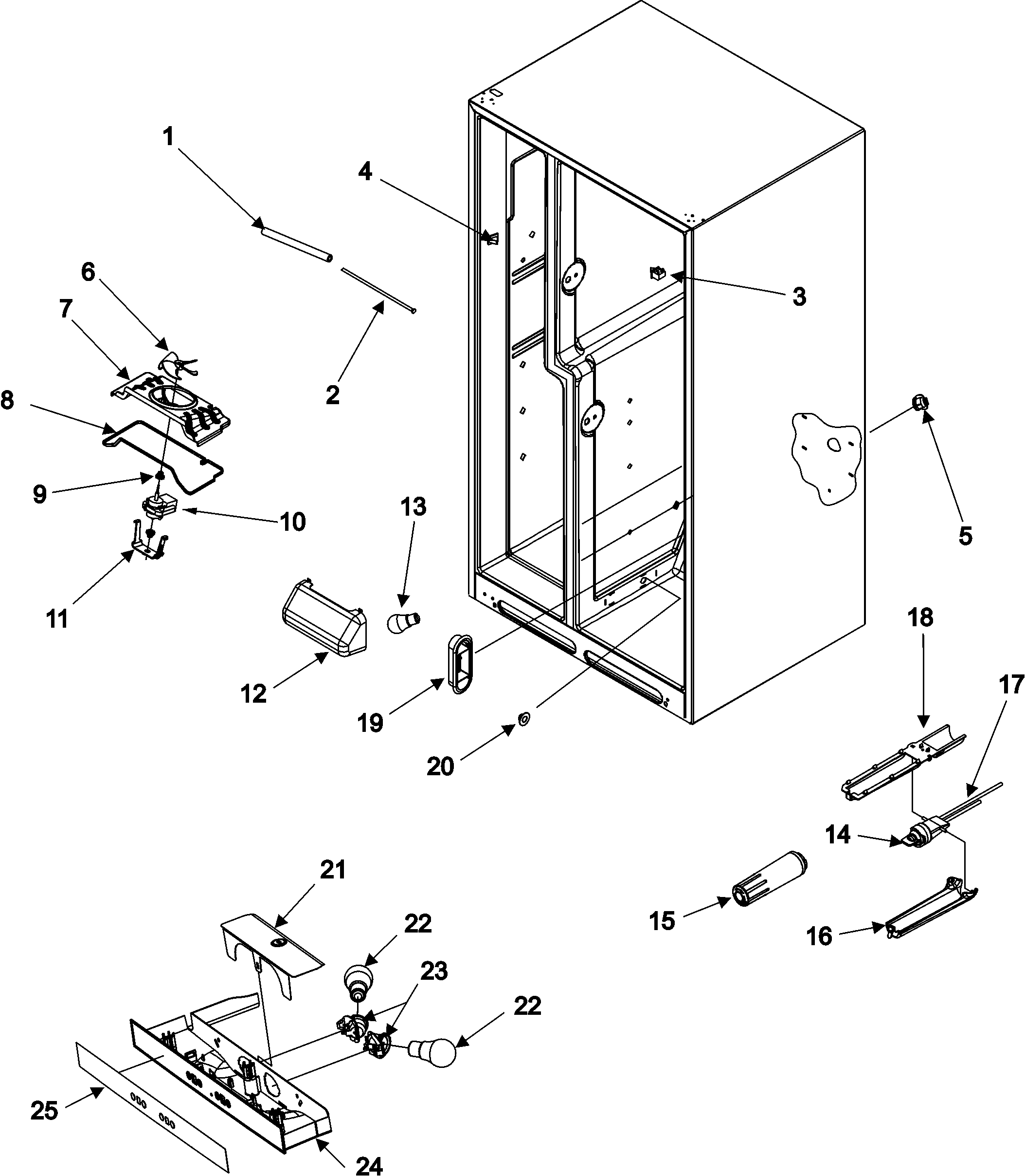 refrigerator model et18dkxan10 wiring diagram