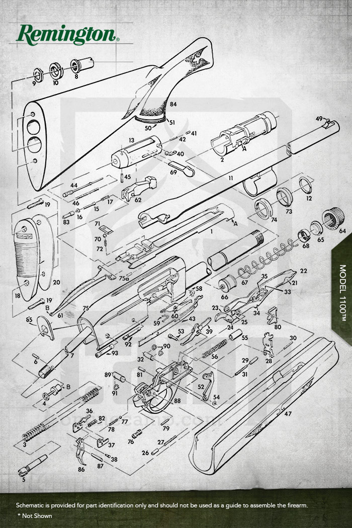 remington 11-48 parts diagram