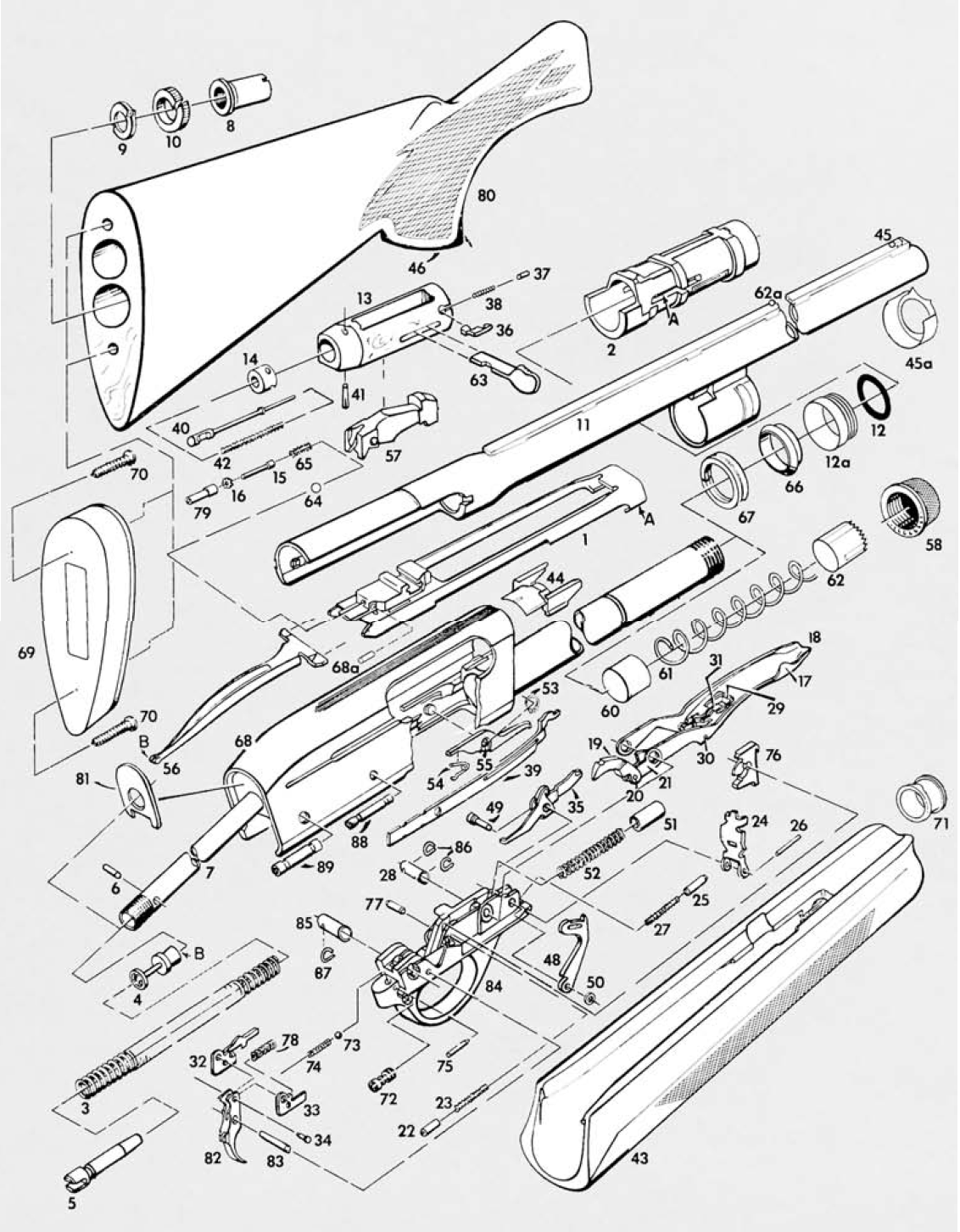 remington 11-48 parts diagram